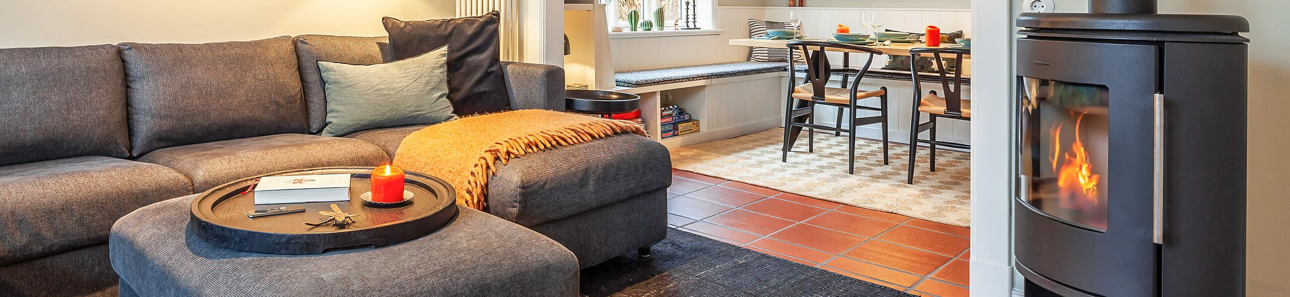 Urlaub mit Kamin auf Föhr