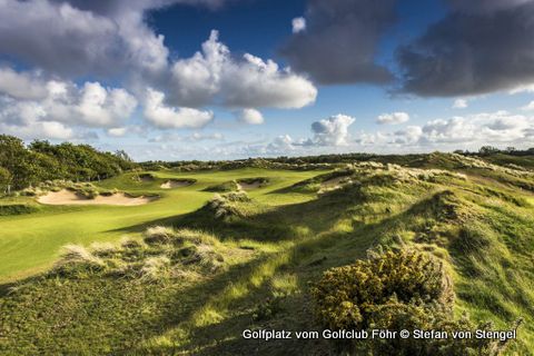Golfplatz vom Golfclub Föhr - auf Natürlichkeit wird viel Wert gelegt